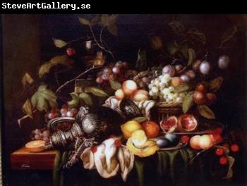 unknow artist Floral, beautiful classical still life of flowers.113